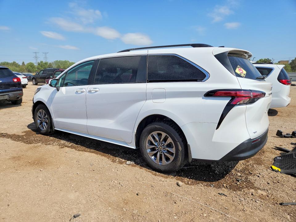 2022 Toyota VIN 5TDKSKFC5NS058559 COPART salvage auction — SIDE, Il - Salvage Certificate, sold $14,800 on 2026-07-07 (photo 2)