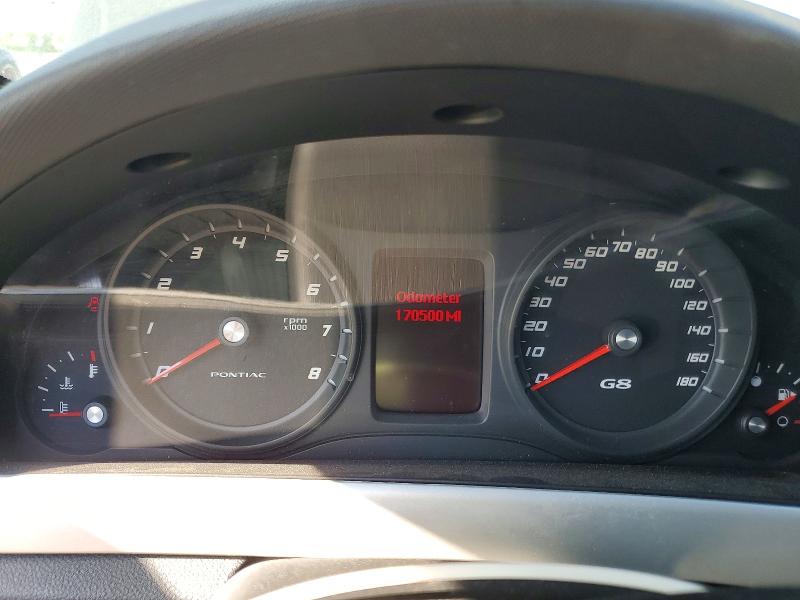 2008 Pontiac G8 VIN 6G2ER57788L136809 COPART salvage auction — MINOR DENT/SCRATCHES, Md - Certificate Of Title, sold $1,450 on 2026-07-29 (photo 9)