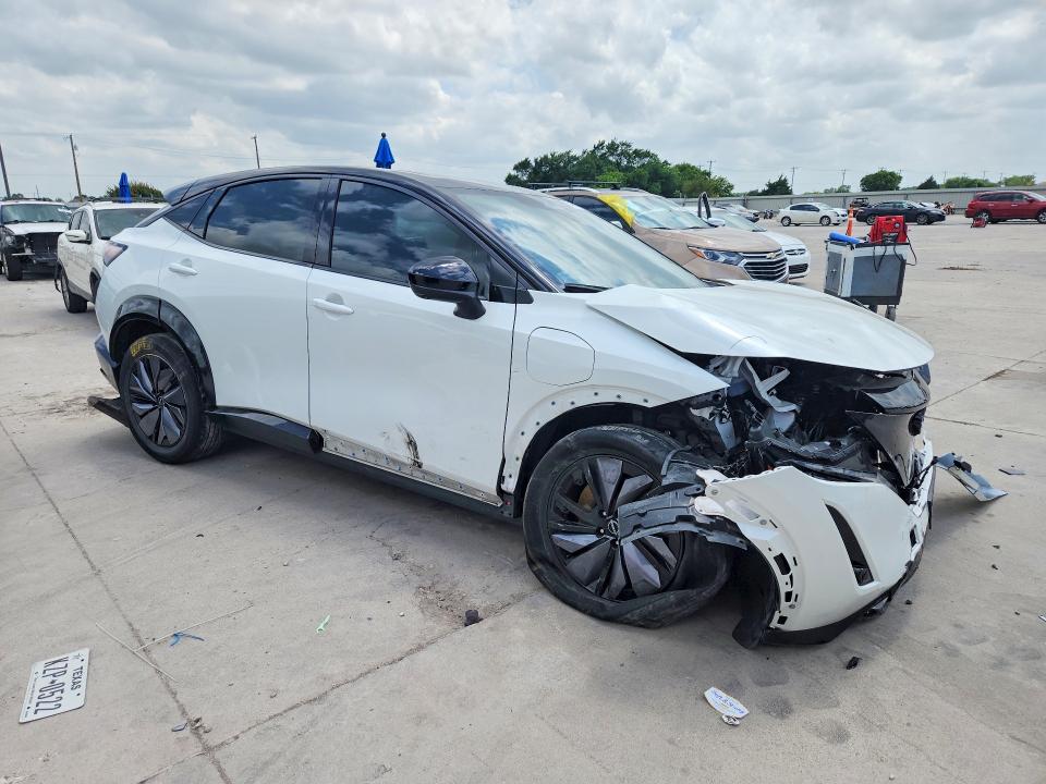 2023 Nissan Ariya VIN JN1DF0BB1PM707452 COPART salvage auction — FRONT END, Tx - Salvage Vehicle Title, sold $3,650 on 2026-07-09 (photo 4)