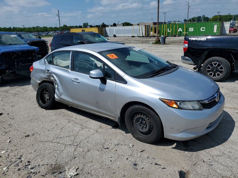 2012 Honda VIN 19XFB2F56CE077924 COPART salvage auction — SIDE, In - Certificate Of Title, sold $450 on 2026-07-02 (photo 4)