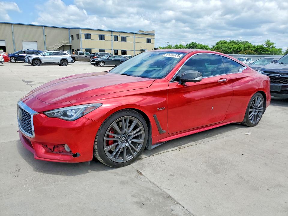 2017 Infiniti Q60 VIN JN1FV7EK6HM611091 COPART salvage auction — HAIL, TX - SALVAGE VEHICLE TITLE, sold $4,300 on 2026-07-02 (photo 1)