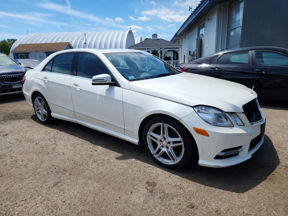 2013 Mercedes-benz E-class VIN WDDHF8JB6DA715368 COPART salvage auction — FRONT END, MA - CERTIFICATE OF TITLE, sold $3,450 on 2026-08-20 (photo 4)