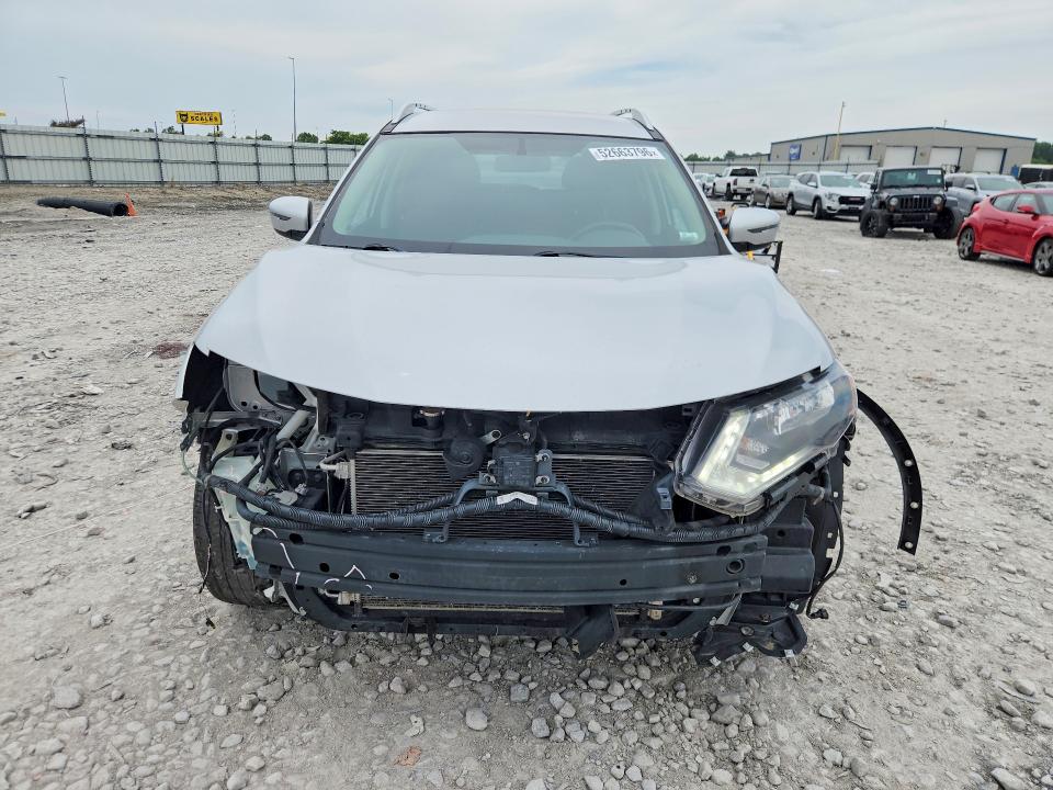 2017 Nissan Rogue VIN KNMAT2MT0HP597696 COPART salvage auction — FRONT END, Il - Salvage Certificate, sold $2,200 on 2026-07-20 (photo 5)