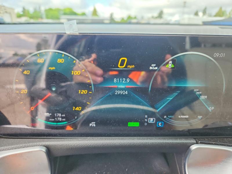 2022 Mercedes-benz Eqb VIN W1N9M0KB0NN009777 COPART salvage auction — FRONT END, Or - Salvage Title Certificate, sold $10,700 on 2026-07-13 (photo 9)