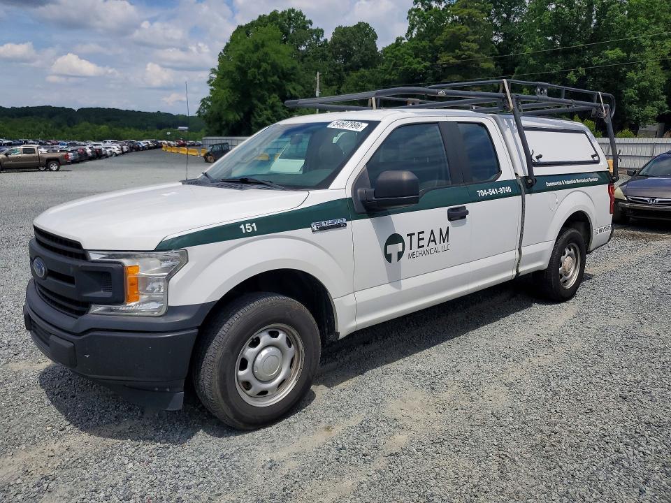 2018 Ford F-150 VIN 1FTEX1CB1JFA33088 COPART salvage auction — REAR END, NC - SALVAGE CERTIFICATE OF TITLE, sold $4,050 on 2026-07-02 (photo 1)