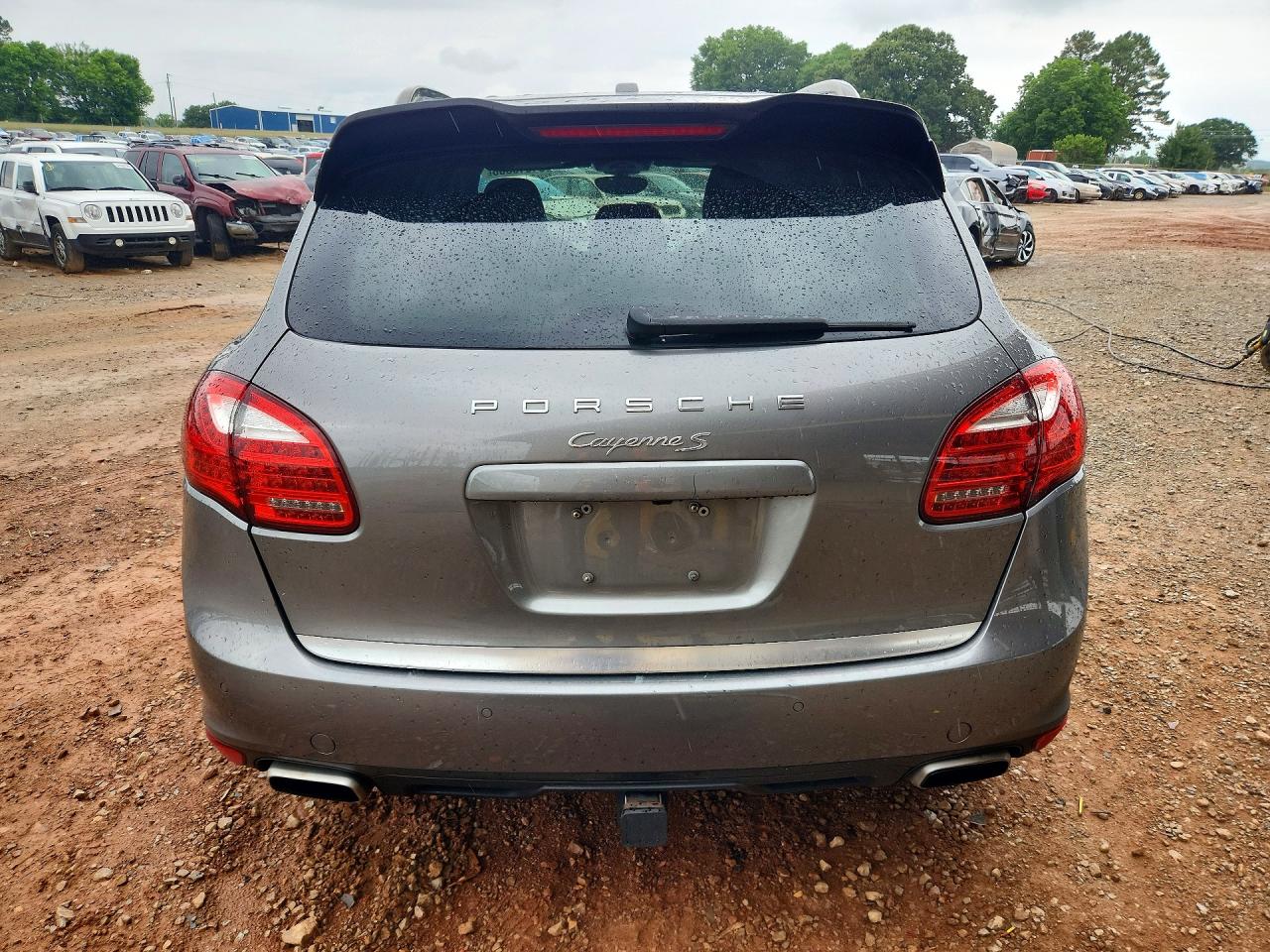 2014 Porsche Cayenne VIN WP1AB2A25ELA58488 COPART salvage auction — Front End, AL - CERT OF TITLE-SALVAGE TITLE, sold $1,850 on 2026-07-01 (photo 6)
