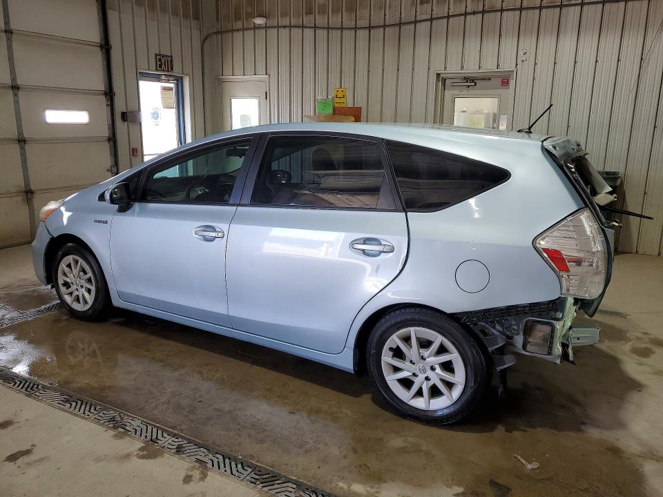 2012 Toyota Prius VIN JTDZN3EUXC3073305 COPART salvage auction — REAR END, Pa - Certificate Of Salvage, sold $725 on 2026-07-16 (photo 2)