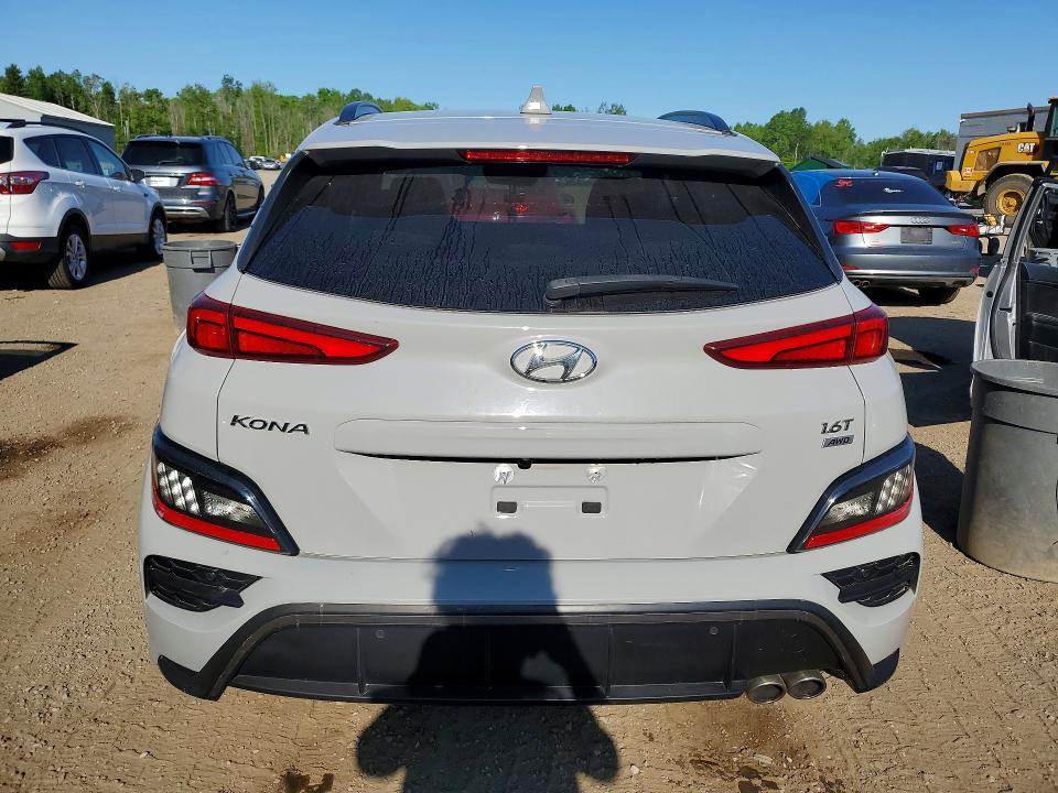 2023 Hyundai Kona VIN KM8K5CA30PU943623 COPART salvage auction — FRONT END, On - Permit Salvage, sold $1,800 on 2026-07-30 (photo 6)