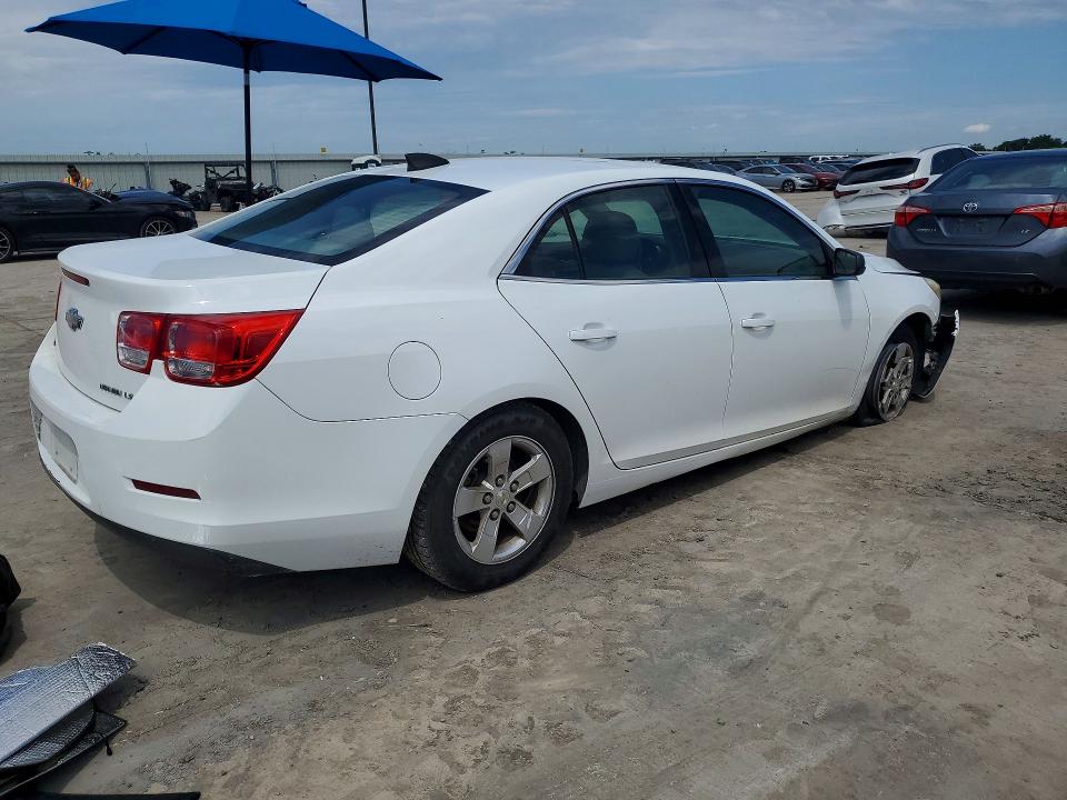 2015 Chevrolet Malibu VIN 1G11B5SL8FF201453 COPART salvage auction — FRONT END, Tx - Salvage Vehicle Title, sold $450 on 2026-07-09 (photo 3)