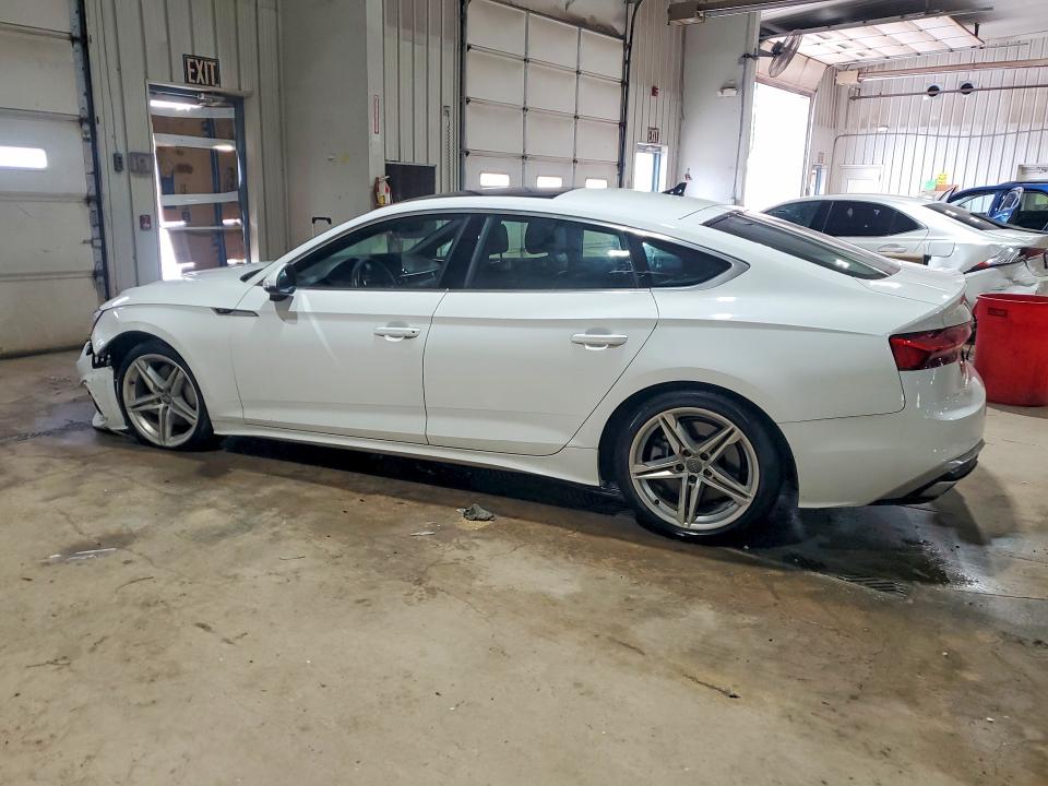 2021 Audi A5 VIN WAUDACF58MA015104 COPART salvage auction — FRONT END, Pa - Certificate Of Salvage, sold $9,500 on 2026-07-24 (photo 2)