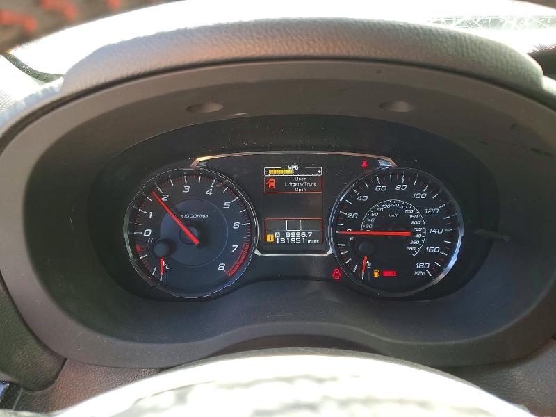 2018 Subaru Wrx VIN JF1VA1C66J9838495 COPART salvage auction — FRONT END, Ut - Salvage Certificate, sold $3,300 on 2026-07-13 (photo 9)