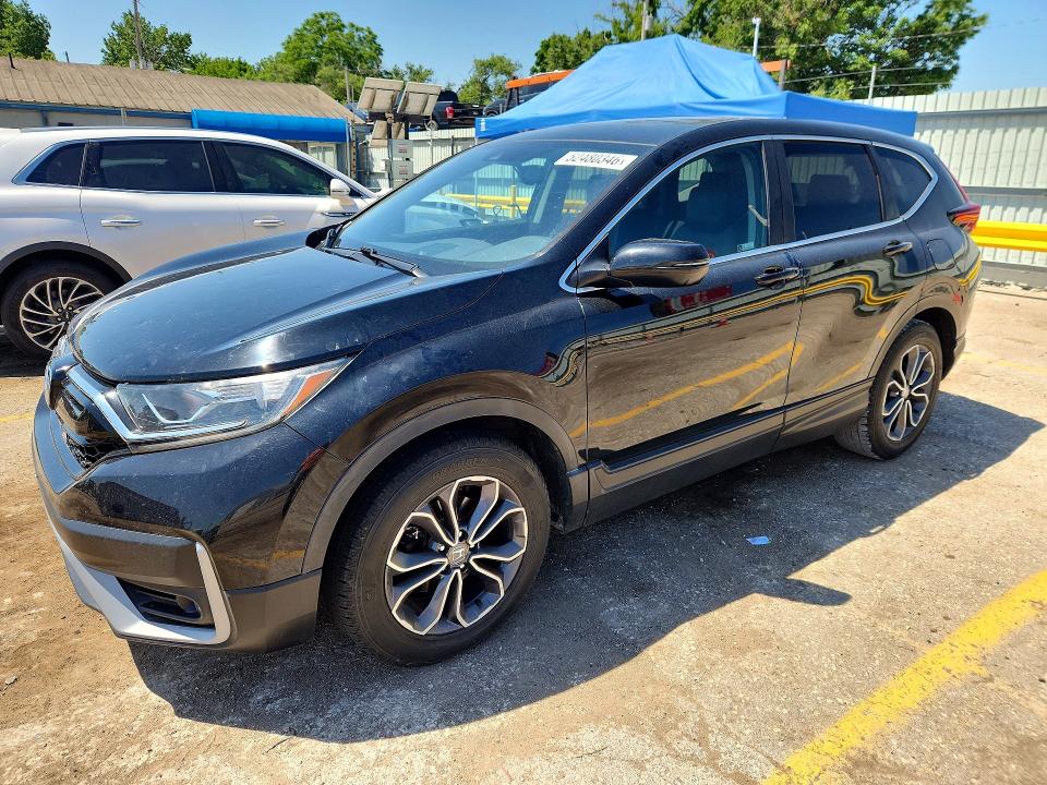 2020 Honda Cr-v VIN 7FARW1H89LE022630 COPART salvage auction — HAIL, Ks - Cert Of Title-Salvage, sold $11,300 on 2026-07-15 (photo 1)