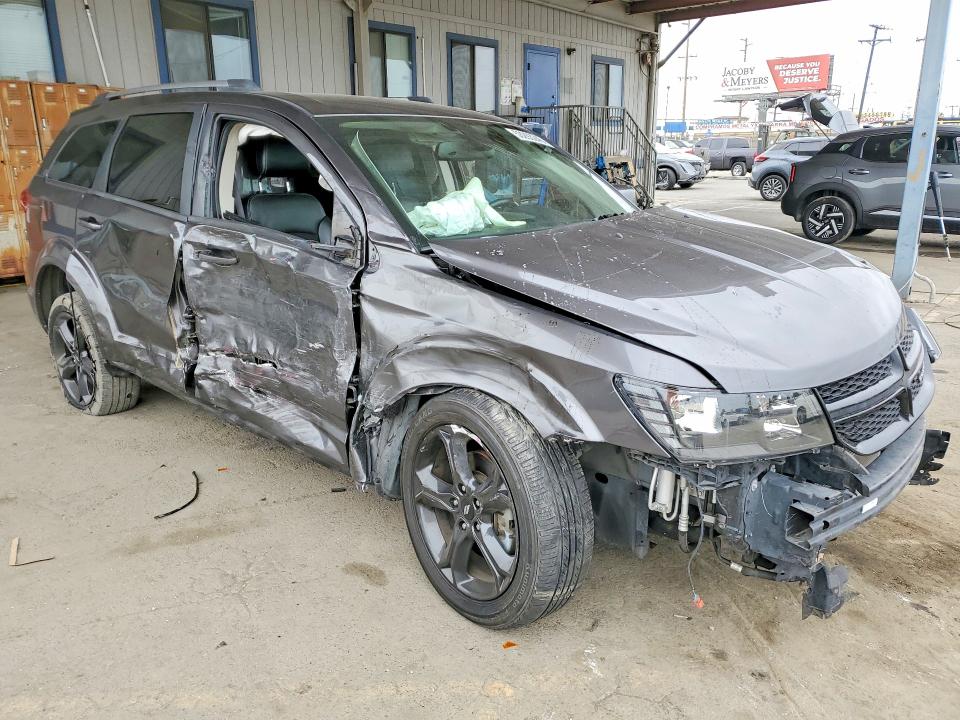 2019 Dodge Journey VIN 3C4PDDGG2KT759252 COPART salvage auction — FRONT END, Ca - Salvage Certificate, sold $950 on 2026-07-02 (photo 4)