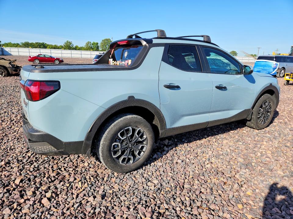 2024 Hyundai Santa cruz VIN 5NTJCDAE2RH097412 COPART salvage auction — HAIL, Mo - Salvage Certificate Of Title, sold $11,800 on 2026-07-06 (photo 3)