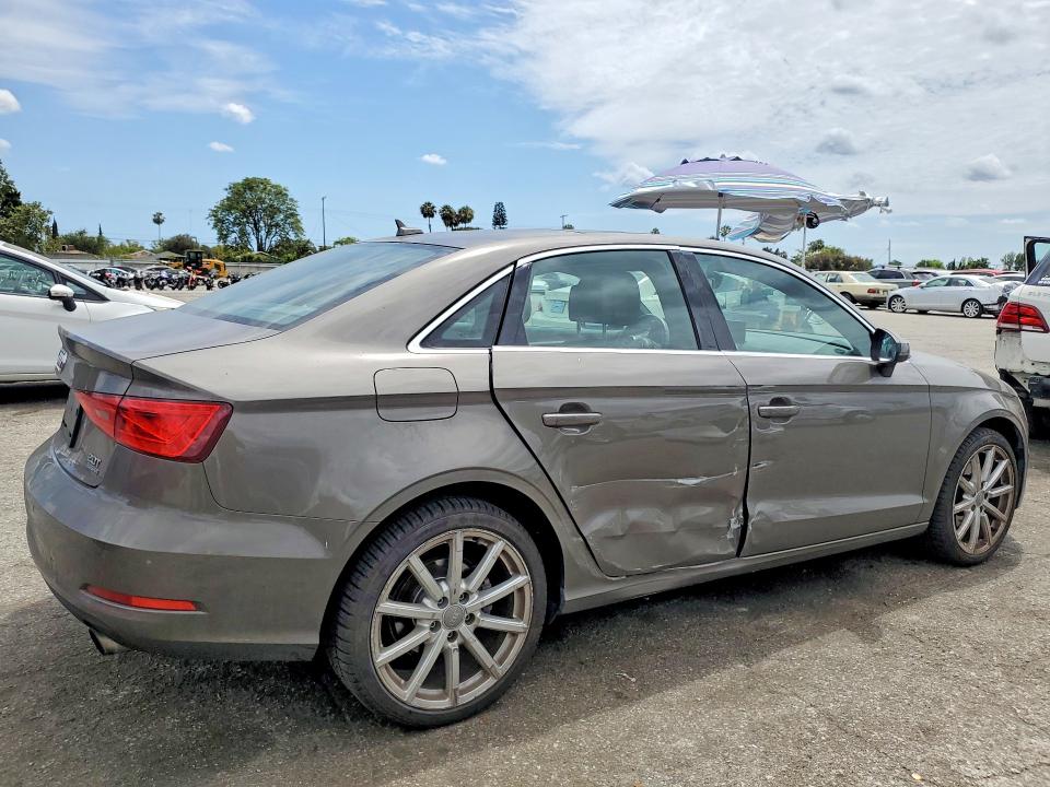 2016 Audi A3 VIN WAUE8GFFXG1040381 COPART salvage auction — SIDE, CA - NON-REPAIRABLE VEHICLE CERT, sold $1,550 on 2026-07-14 (photo 3)