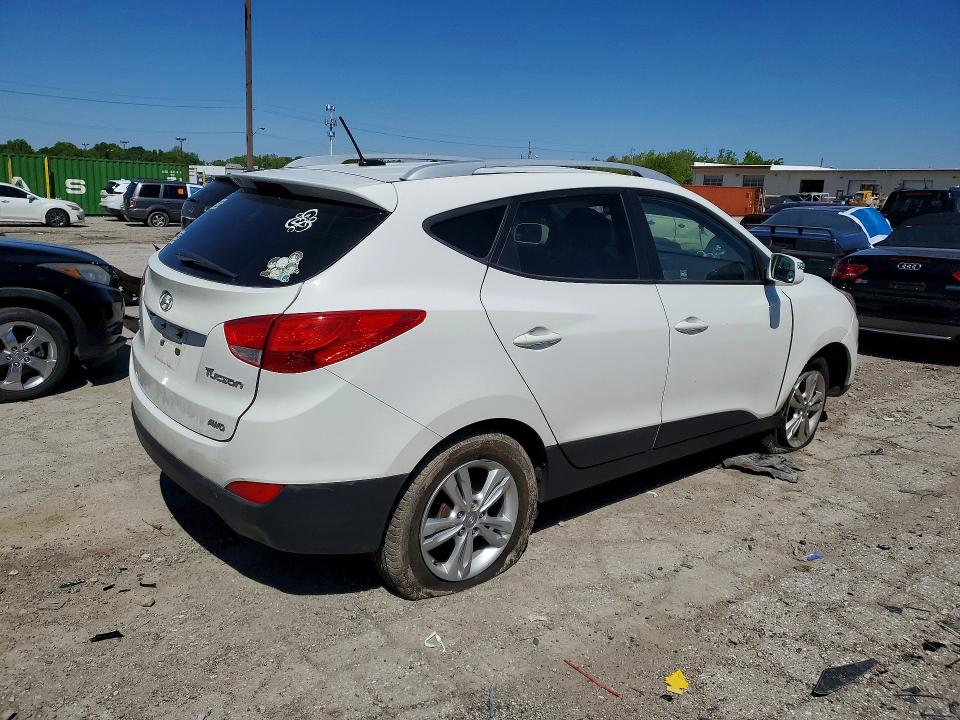 2013 Hyundai VIN KM8JUCAC2DU643883 COPART salvage auction — FRONT END, IN - CERT OF TITLE-SALVAGE TITLE, sold $675 on 2026-07-31 (photo 3)