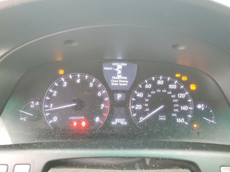 2011 Lexus Ls VIN JTHCL5EF6B5011068 COPART salvage auction — FRONT END, Ky - Cert Of Title-Salvage, sold $3,350 on 2026-07-10 (photo 9)