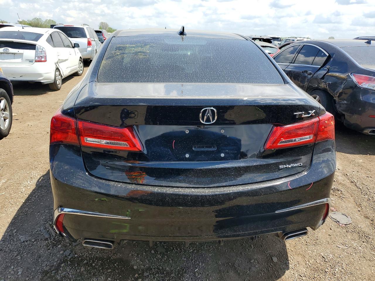 2019 Acura TLX VIN 19UUB3F40KA003342 COPART salvage auction — Front End, WV - SALVAGE CERTIFICATE, sold $6,800 on 2026-06-25 (photo 6)