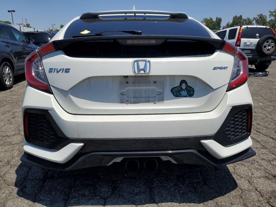 2019 Honda Civic VIN SHHFK7H49KU401313 COPART salvage auction — MINOR DENT/SCRATCHES, CA - SALVAGE CERTIFICATE, sold $5,800 on 2026-07-23 (photo 6)
