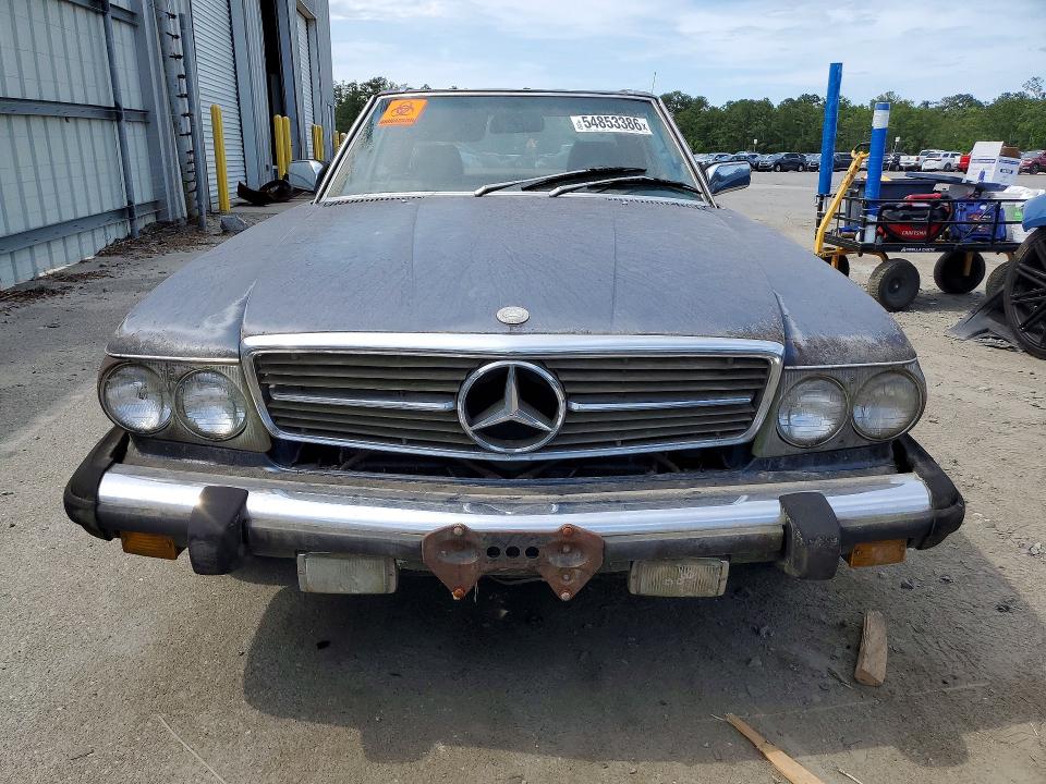 1984 Mercedes-benz 380 VIN WDBBA45A1EA011426 COPART salvage auction — MINOR DENT/SCRATCHES, Ga - Certificate Of Title (P), sold $2,750 on 2026-07-30 (photo 5)