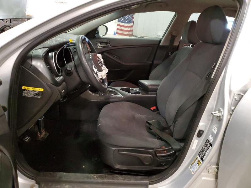 2015 Kia Optima VIN 5XXGM4A74FG491850 COPART salvage auction — FRONT END, Mn - Cert Of Title-Prior Salvage, sold $525 on 2026-07-07 (photo 7)