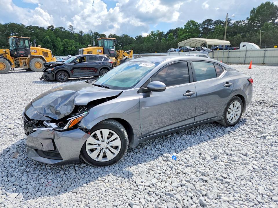 2022 Nissan Sentra VIN 3N1AB8BVXNY212877 COPART salvage auction — FRONT END, Ga - Cert Of Title-Salvage, sold $2,500 on 2026-07-23 (photo 1)