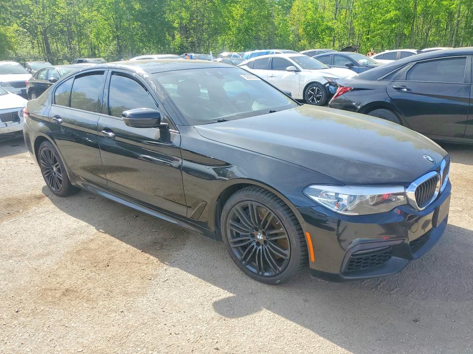 2019 BMW 5 series VIN WBAJE7C52KWW34316 COPART salvage auction — FRONT END, On - Permit No Brand - Unfit, sold $9,300 on 2026-07-30 (photo 4)