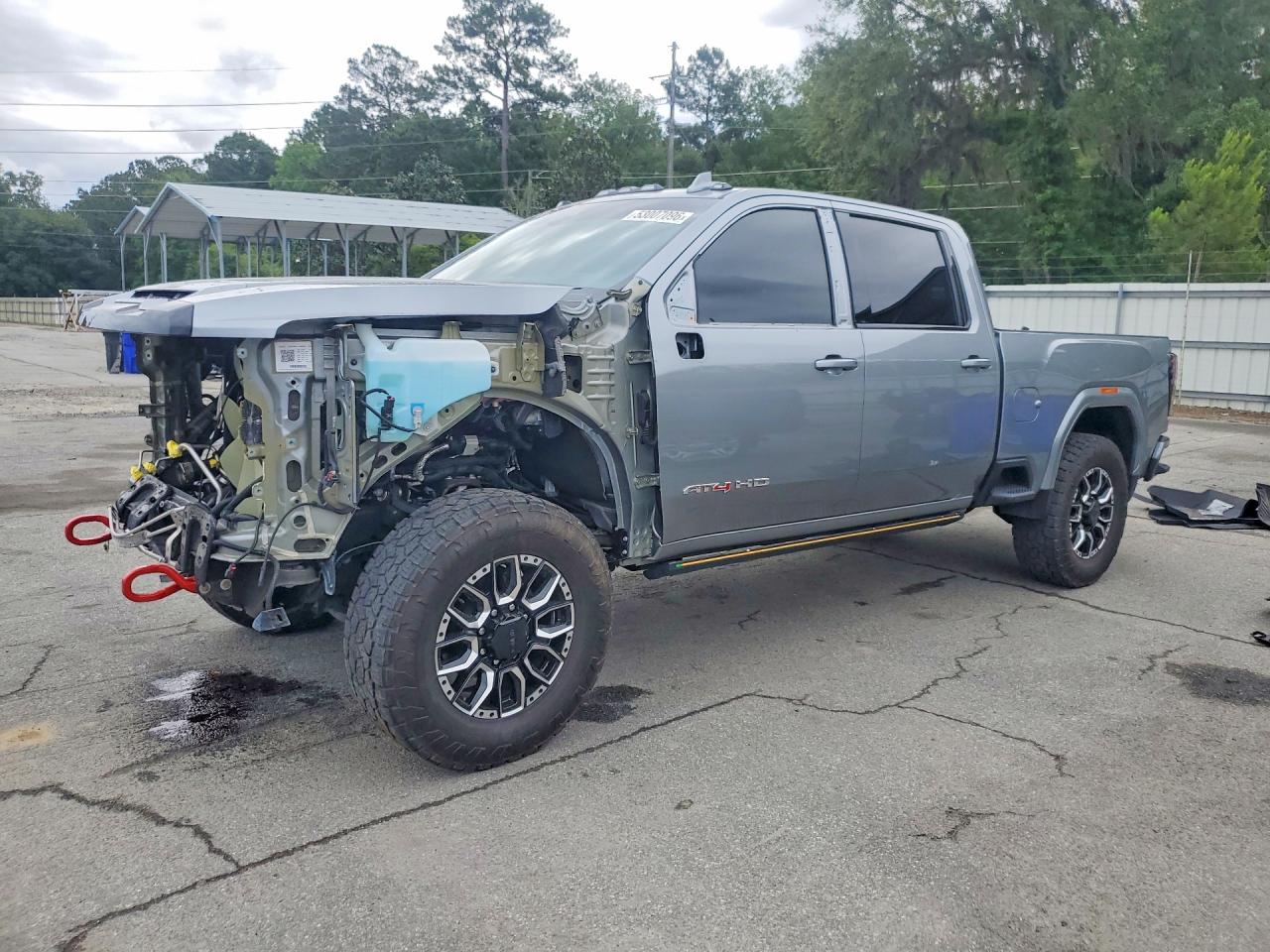 2025 GMC Sierra VIN 1GT4UPEY6SF119474 COPART salvage auction — Front End, GA - CERT OF TITLE-SALVAGE, sold $34,750 on 2026-07-02 (photo 1)