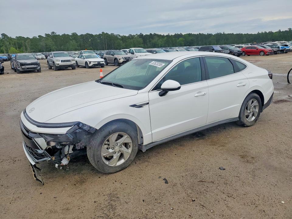 2025 Hyundai Sonata VIN KMHL24JA0SA498845 COPART salvage auction — FRONT END, Sc - Cert Of Title-Salvage, sold $9,100 on 2026-07-06 (photo 1)