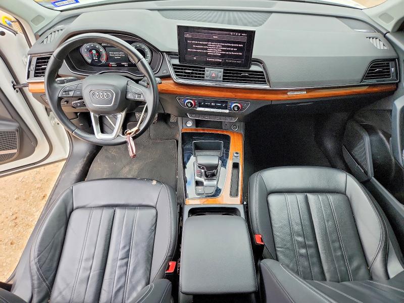 2023 Audi Q5 VIN WA1EAAFY4P2121287 COPART salvage auction — WATER/FLOOD, Tx - Salvage Title-Flood Damage, sold $15,800 on 2026-07-02 (photo 8)