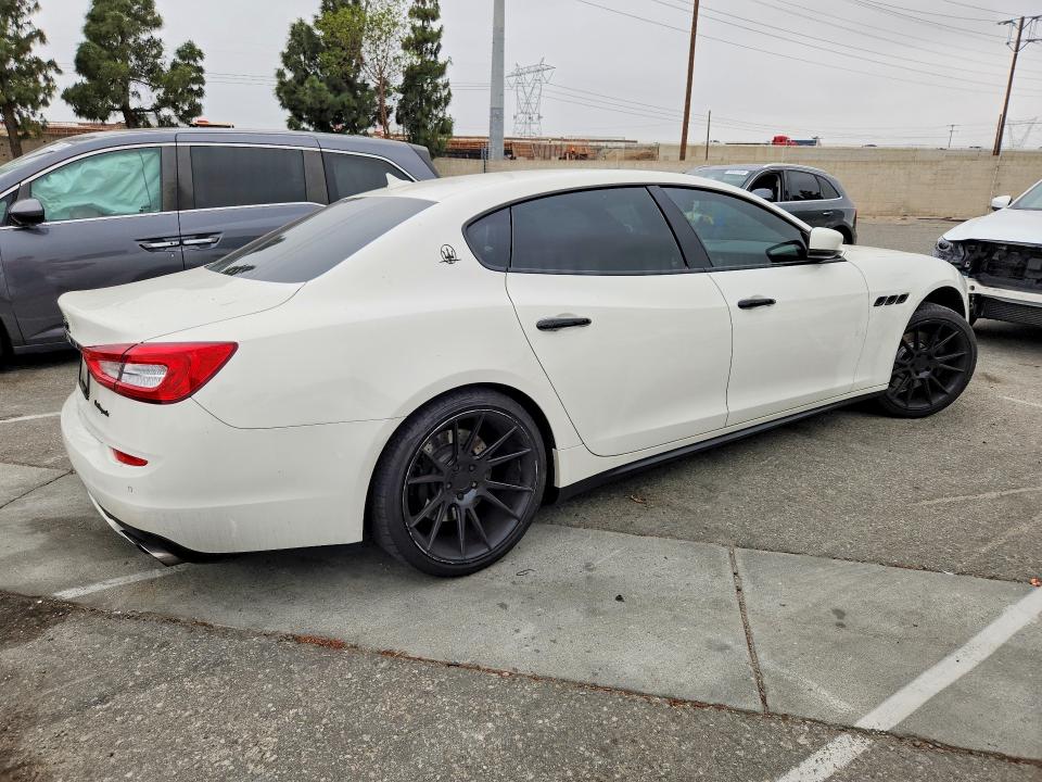 2016 Maserati Quattroporte VIN ZAM56RPA3G1184356 COPART salvage auction — REAR END, Ca - Salvage Certificate, sold $2,950 on 2026-07-02 (photo 3)