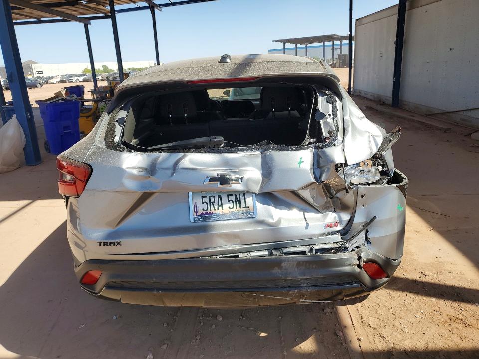 2025 Chevrolet Trax VIN KL77LGEP8SC272301 COPART salvage auction — REAR END, Az - Cert Of Title - Salvage, sold $5,300 on 2026-07-14 (photo 6)