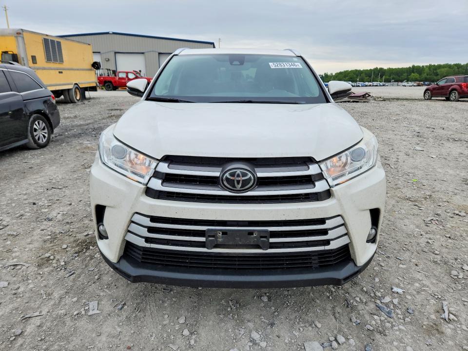 2019 Toyota VIN 5TDJZRFH4KS572040 COPART salvage auction — HAIL, IL - SALVAGE CERTIFICATE, sold $11,700 on 2026-07-08 (photo 5)