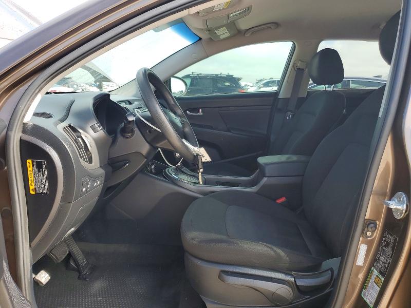 2012 Kia Sportage VIN KNDPB3A26C7311387 COPART salvage auction — MECHANICAL, Tx - Certificate Of Title, sold $1,400 on 2026-07-02 (photo 7)