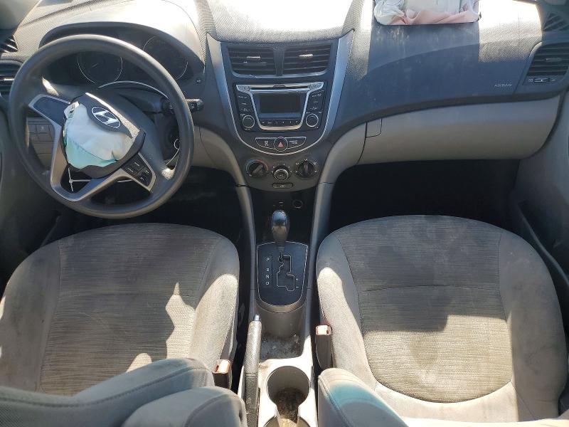 2016 Hyundai Accent VIN KMHCT5AE7GU289761 COPART salvage auction — FRONT END, Me - Cert Of Title-Salvage Collisio, sold $175 on 2026-07-15 (photo 8)