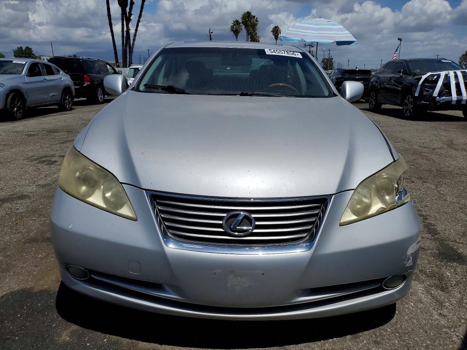 2007 Lexus ES VIN JTHBJ46G572104725 COPART salvage auction — FRONT END, Ca - Dis/Dlr/Exp Only Clean Title, sold $700 on 2026-07-31 (photo 5)