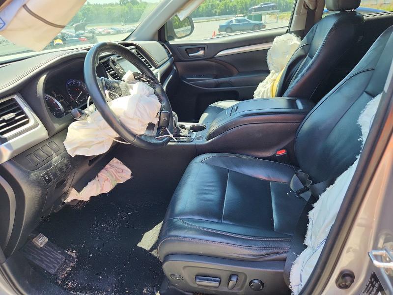 2015 Toyota Highlander VIN 5TDKKRFH6FS091852 COPART salvage auction — FRONT END, Nc - Salvage Certificate Of Title, sold $2,300 on 2026-07-22 (photo 7)