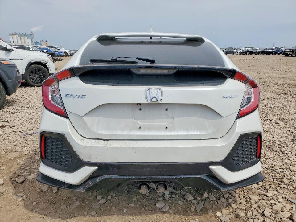 2018 Honda Civic VIN SHHFK7H44JU237418 COPART salvage auction — FRONT END, Il - Salvage Certificate, sold $1,950 on 2026-07-08 (photo 6)