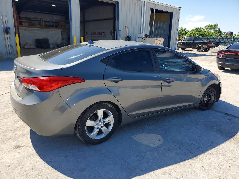 2013 Hyundai VIN 5NPDH4AE1DH365145 COPART salvage auction — FRONT END, Il - Salvage Certificate, sold $850 on 2026-07-06 (photo 3)
