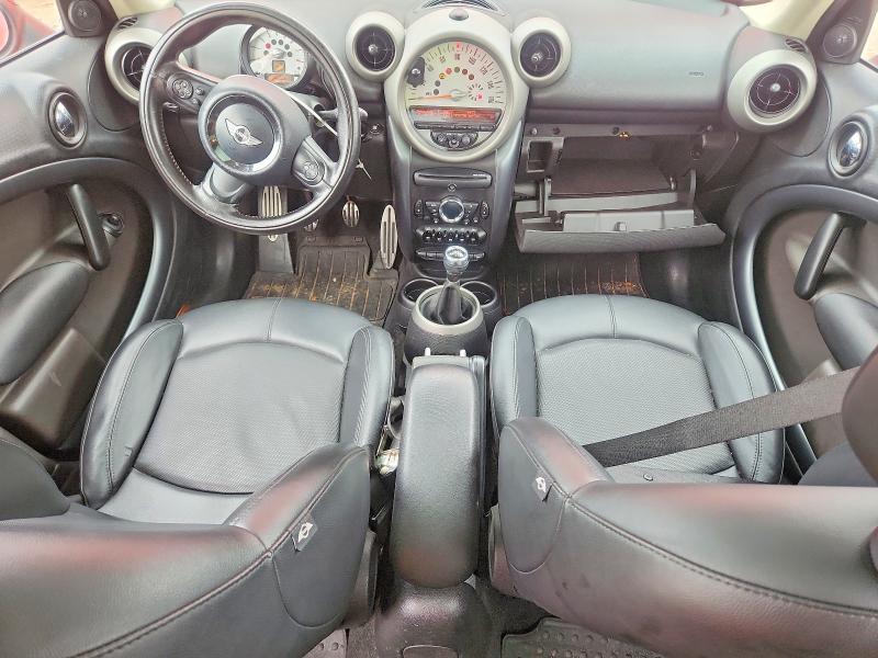 2011 Mini Cooper VIN WMWZC3C52BWM25725 COPART salvage auction — FRONT END, AL - CERT OF TITLE-SALVAGE TITLE, sold $425 on 2026-08-18 (photo 8)
