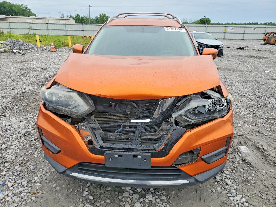 2017 Nissan Rogue VIN 5N1AT2MV4HC811349 COPART salvage auction — FRONT END, AL - CERT OF TITLE-SALVAGE TITLE, sold $1,250 on 2026-07-02 (photo 5)