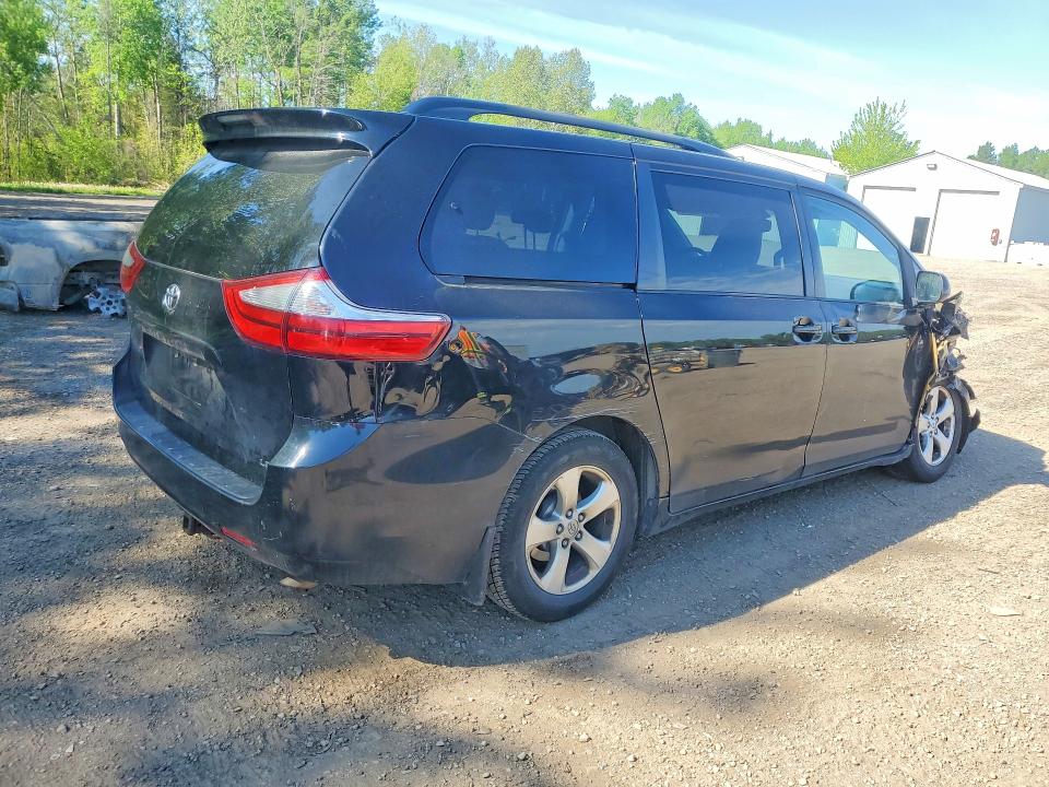 2015 Toyota VIN 5TDKK3DCXFS625469 COPART salvage auction — FRONT END, Salvage Title, sold $1,800 on 2026-07-14 (photo 3)