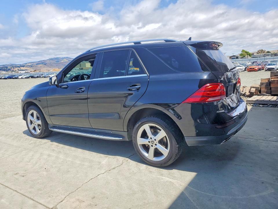 2018 Mercedes-benz Gle class VIN 4JGDA5HB1JB073641 COPART salvage auction — REAR END, Ca - Salvage Certificate, sold $9,100 on 2026-07-09 (photo 2)