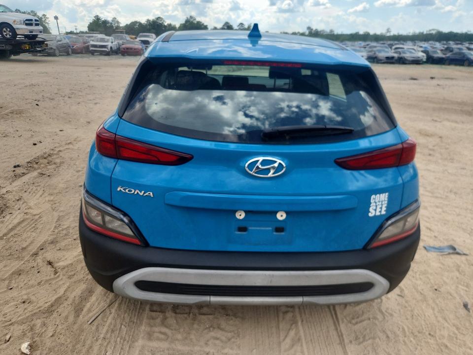2023 Hyundai Kona VIN KM8K22AB6PU995638 COPART salvage auction — FRONT END, Fl - Cert Of Title Slvg Rebuildable, sold $5,300 on 2026-07-10 (photo 6)