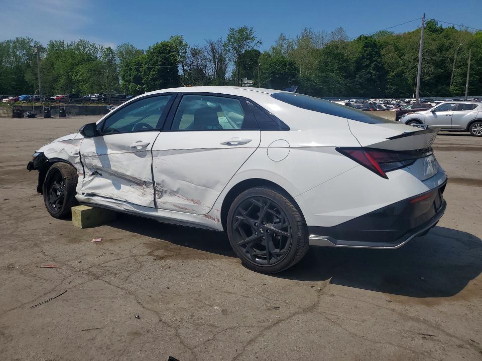 2025 Hyundai Elantra VIN KMHLR4DF2SU075721 COPART salvage auction — SIDE, Id - Salvage Certificate Of Title, sold $3,850 on 2026-07-28 (photo 2)