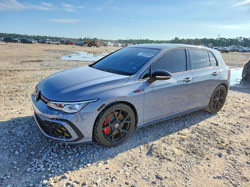 2024 Volkswagen Gti VIN WVW2A7CDXRW226456 COPART salvage auction — WATER/FLOOD, Tx - Salvage Title-Flood Damage, sold $12,500 on 2026-07-14 (photo 1)