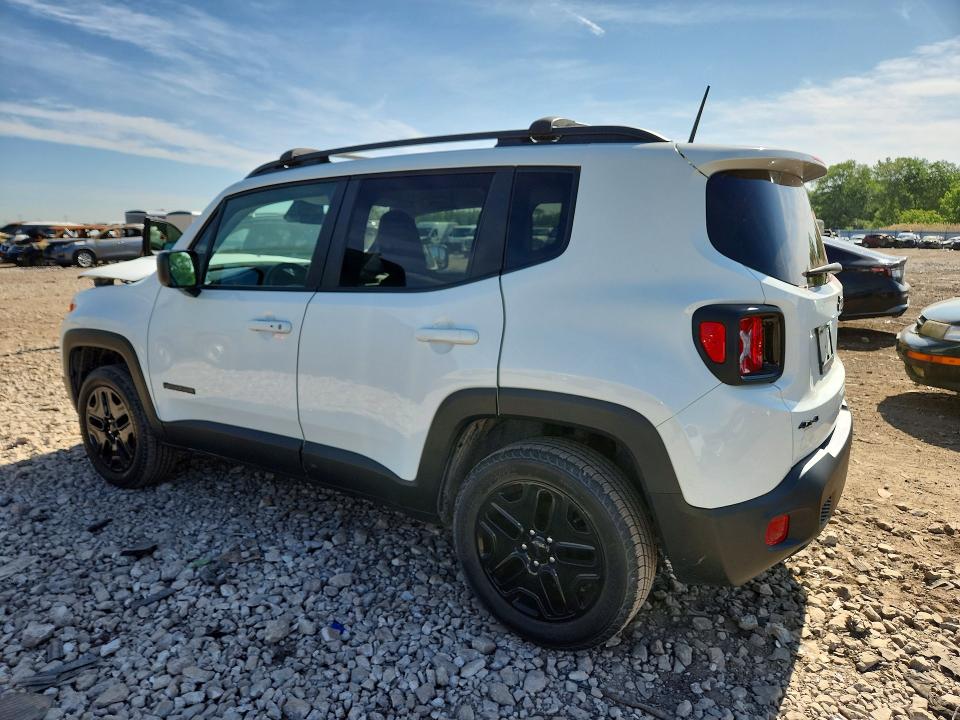 2019 Jeep Renegade VIN ZACNJBAB7KPK77723 COPART salvage auction — FRONT END, Il - Salvage Certificate, sold $1,850 on 2026-07-29 (photo 2)