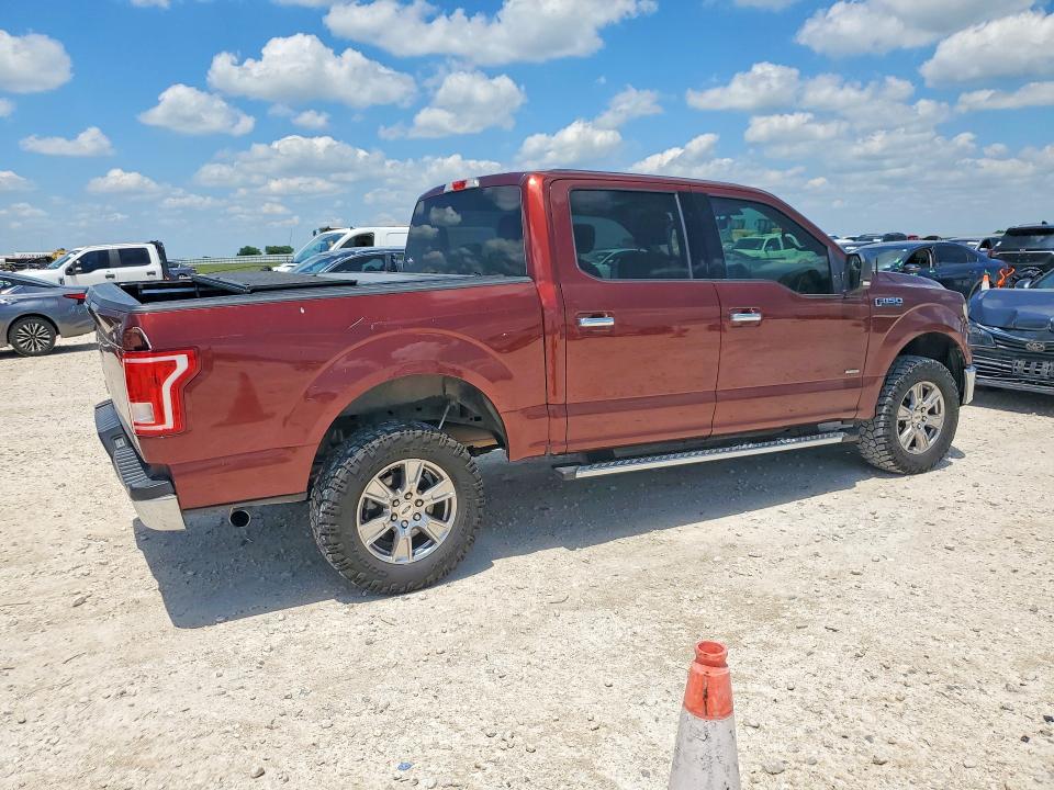 2015 Ford F-150 VIN 1FTEW1CP9FKF02036 COPART salvage auction — REAR END, Tx - Salvage Vehicle Title, sold $4,650 on 2026-07-09 (photo 3)