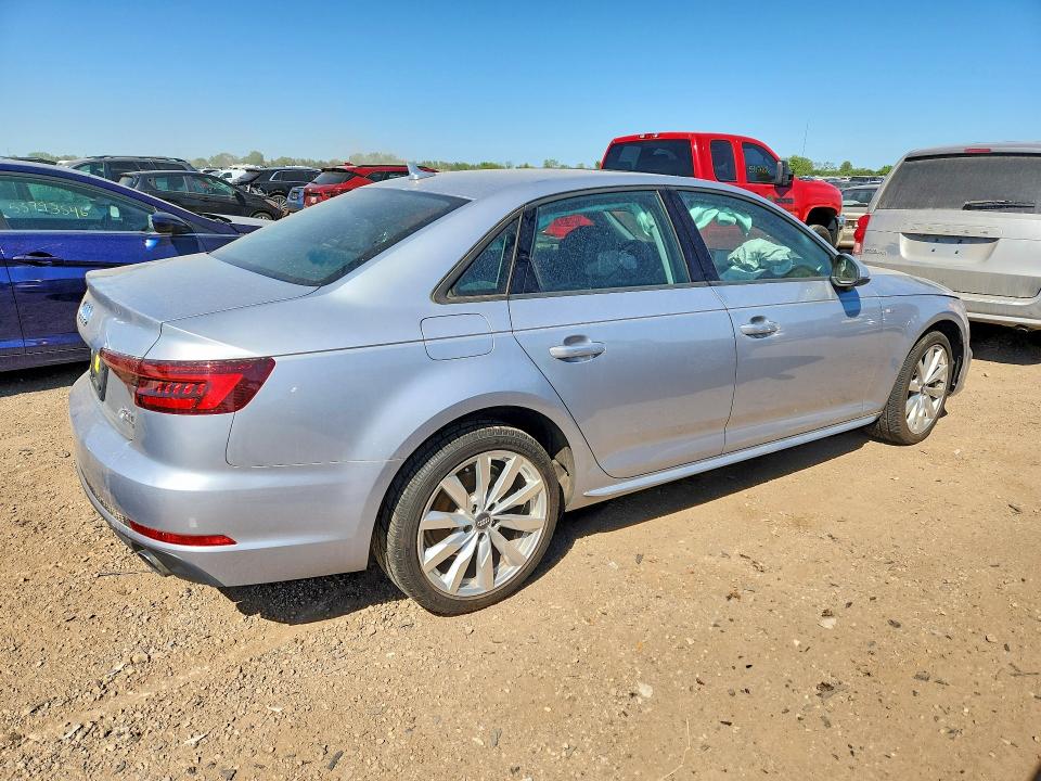 2018 Audi A4 VIN WAUKMAF40JA148235 COPART salvage auction — FRONT END, Il - Salvage Certificate, sold $2,050 on 2026-07-02 (photo 3)