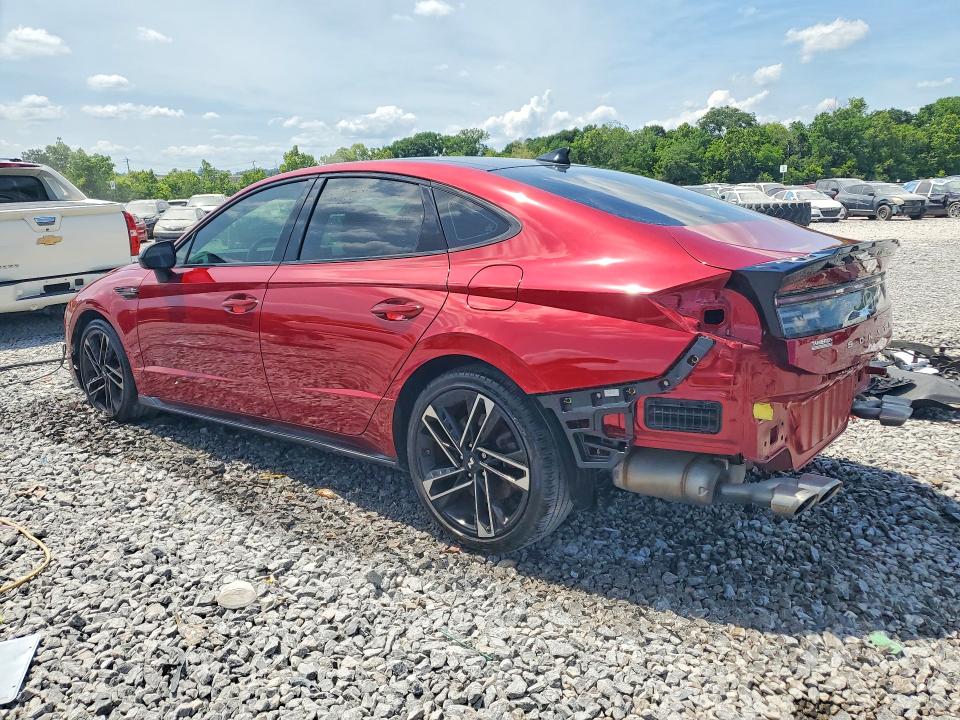 2024 Hyundai Sonata VIN KMHL54JC2RA373705 COPART salvage auction — REAR END, Al - Cert Of Title-Salvage Title, sold $5,300 on 2026-07-28 (photo 2)